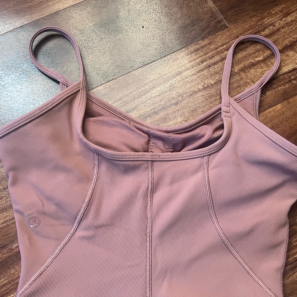 Lululemon Athletica - Ribbed Contoured Unitard - dusty pink
